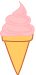 ソフトクリームイチゴ